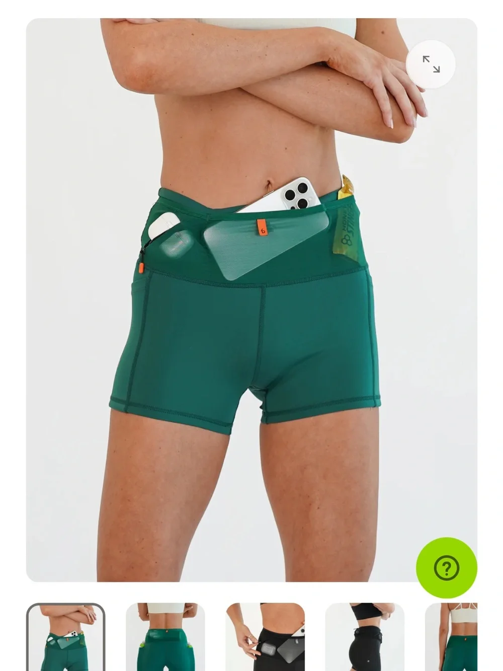 Flipbelt Air Compression Running Shorts 3”